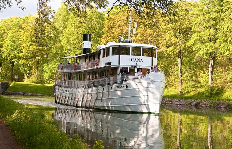 Pressbild - Göta Kanal - M/S Diana