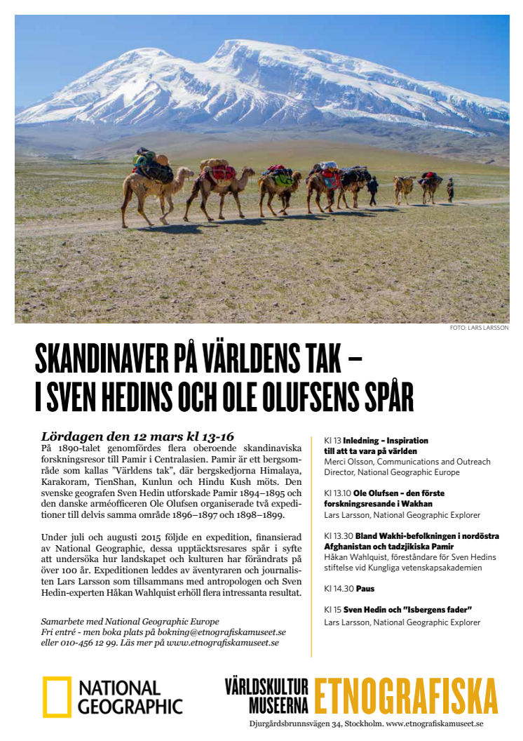 Skandinaver på världens tak – i Sven Hedins och Ole Olufsens spår