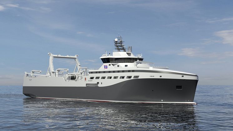 Rimfrost’s innovative new Kongsberg Maritime-designed krill fishing vessel