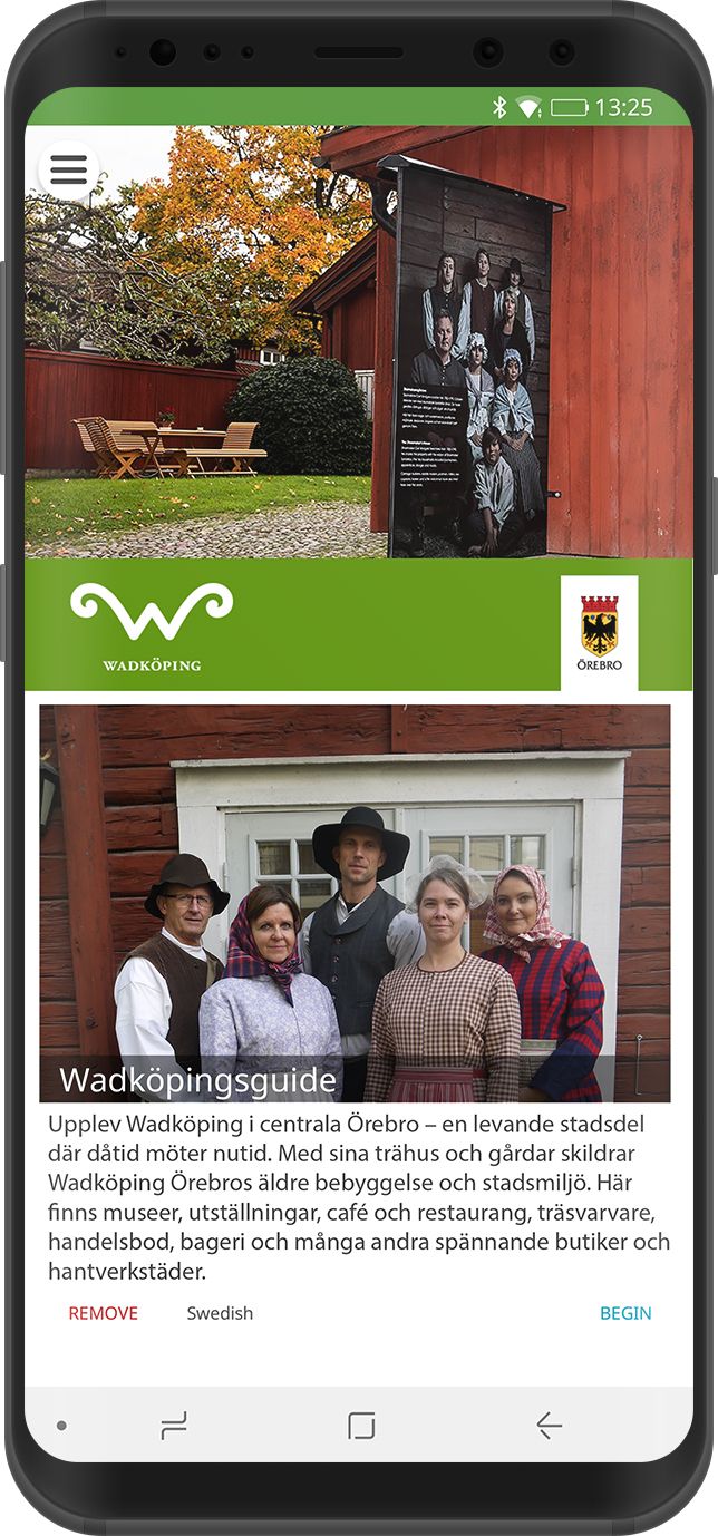 Wadköping då och nu - guideapp