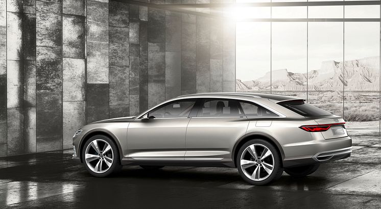 Audi prologue allroad left side rear