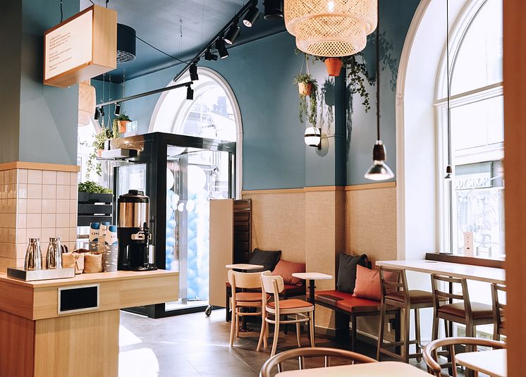 The new coffee shop concept with a Scandinavian look and feel