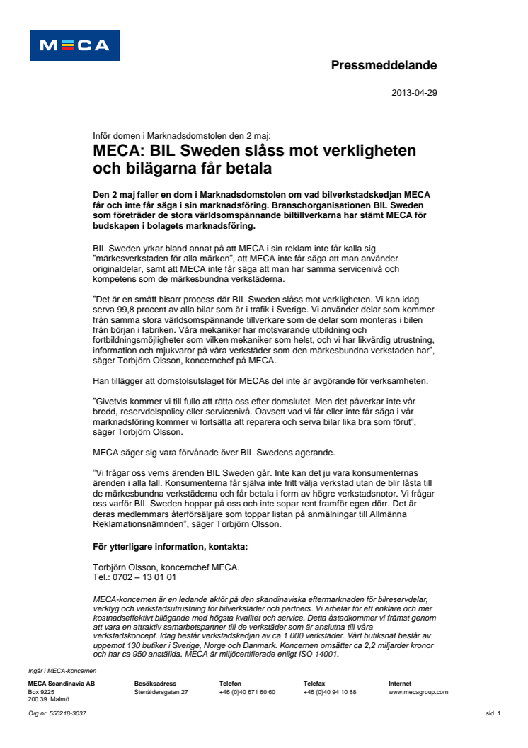 MECA: BIL Sweden slåss mot verkligheten och bilägarna får betala