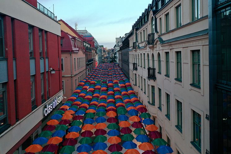 The Umbrella Project x Indiska, Drottninggatan Stockholm