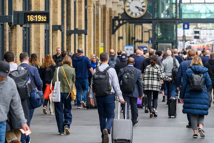 People travelling to work by train can now earn rewards