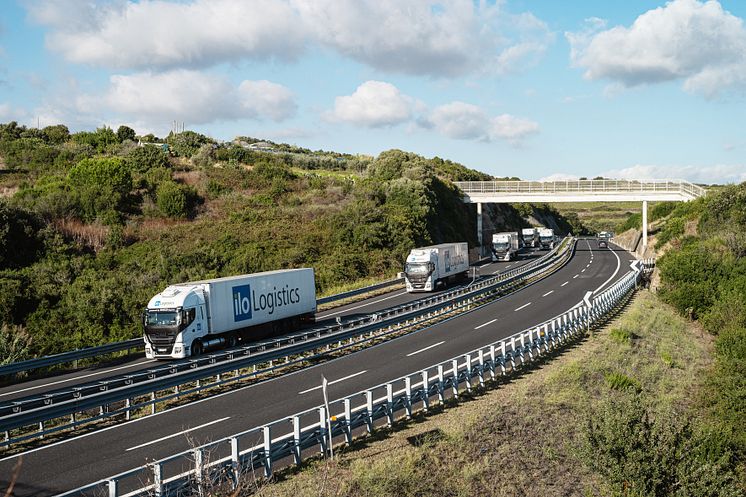 LNG-Lkw auf der Autobahn