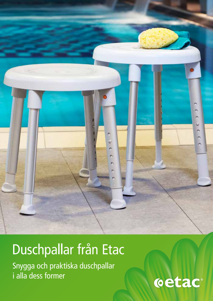 Produktblad Etac Duschpallar