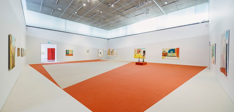 Installationsvy, Jens Fänge, Drömmarna, 2018, Bonniers Konsthall