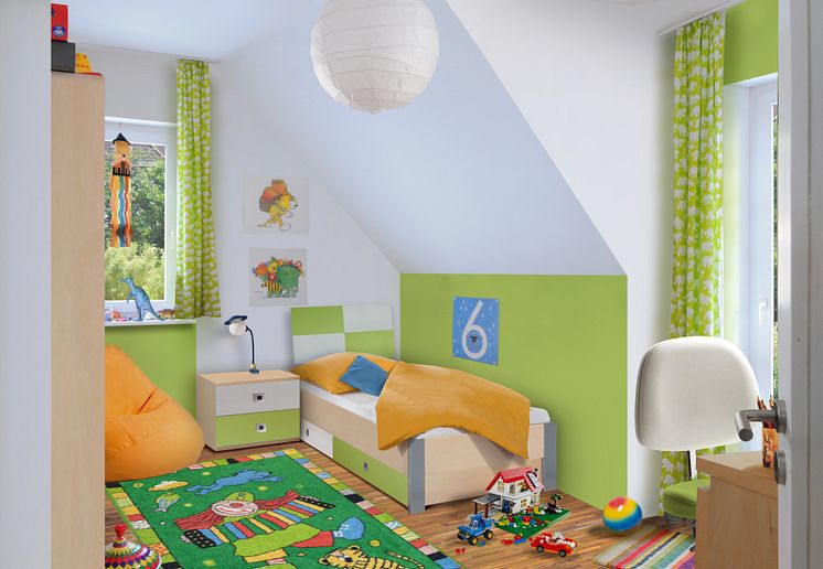 Kinderzimmer im Massivhaus "Flair 113"