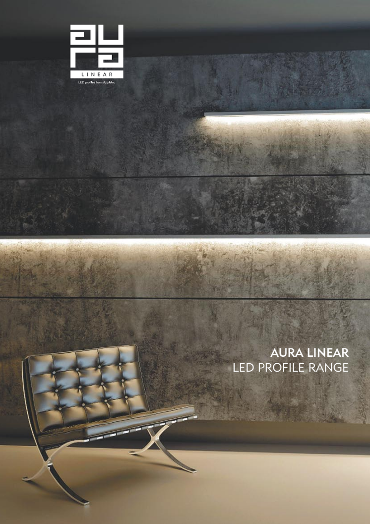 AURA LINEAR LED PROFILER EN BELYSNING I RAKA LINJER