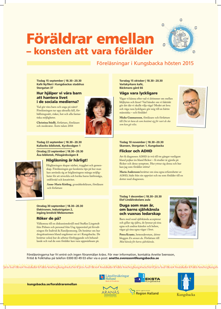 Föräldrar emellan program höst 2015