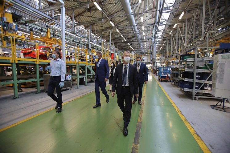 Poza vizita Presedintelui Iohannis la Ford Craiova7