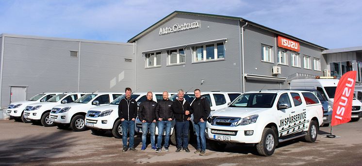 JH Spårservice valde Isuzu