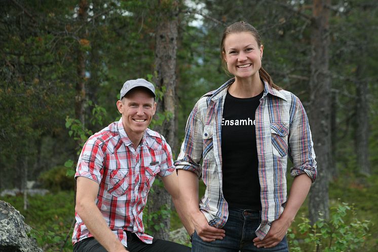 Heidi Andersson och Björn Ferry