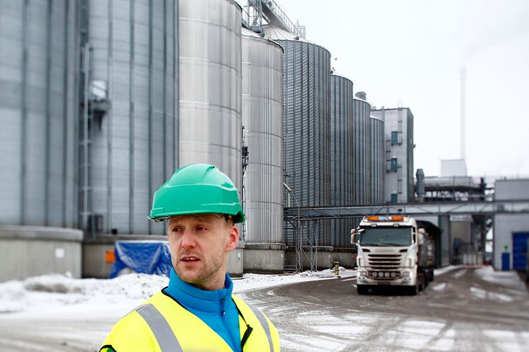 Martin Engström, affärsutvecklare på Lantmännen Agroetanol