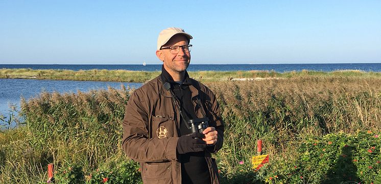 Mattias Ullman, projketledare på BirdLife Sverige Foto Bengt Grandin