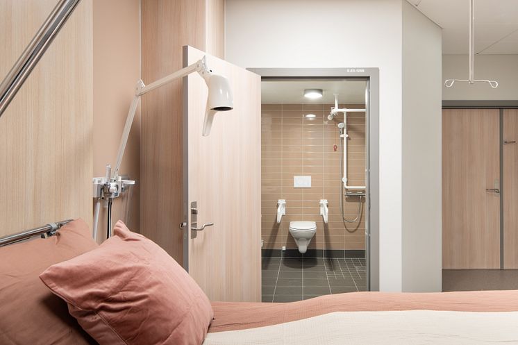 Tønsberg sykehus, interiør somatikk – Melissa Hegge, LINK Arkitektur (31)