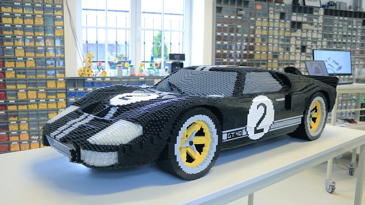 LEGO-utgaven av Ford GT blir vist på Le Mans kommende helg