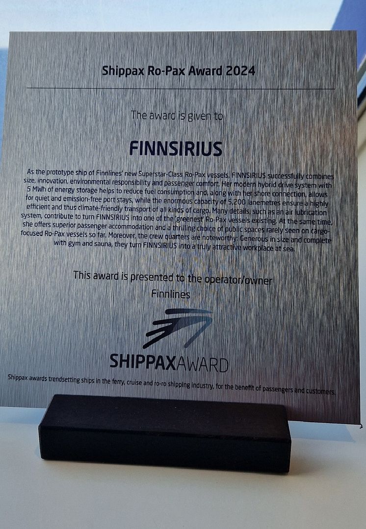 Shippax Award