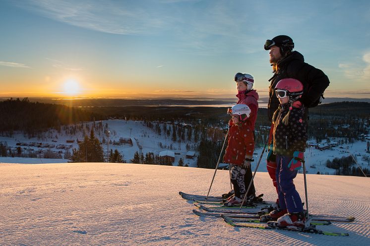 Alpin skidåkning i Orsa Grönklitt