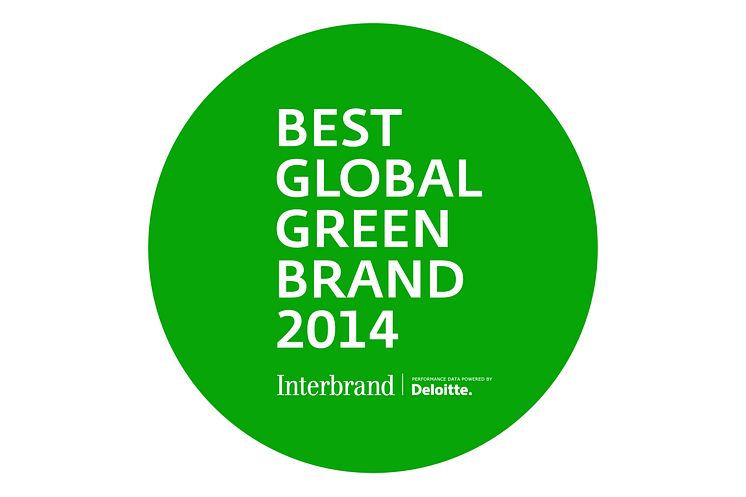 BEST GLOBAL GREEN BRAND 2014