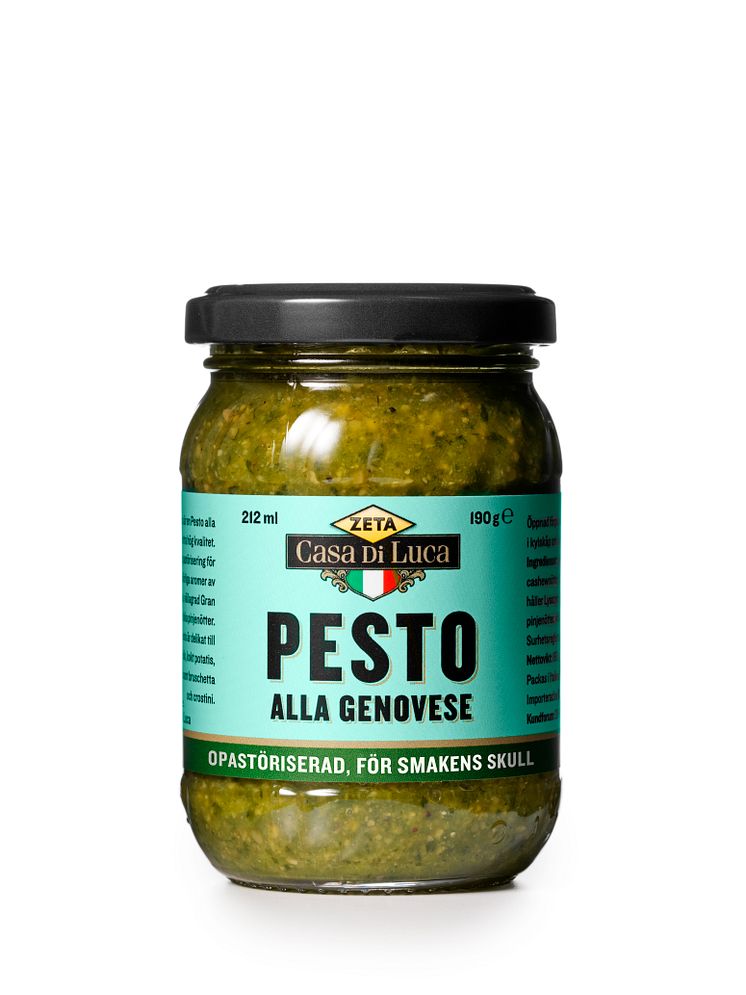 Casa Di Luca Pesto - opastöriserad pesto för den färska smakens skull