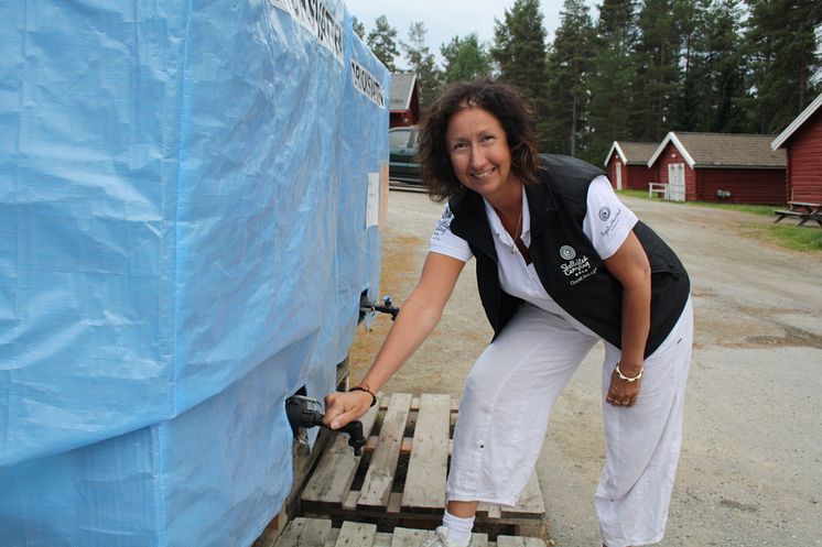 Marie Lindqvist Holmlund, Skellefteå camping