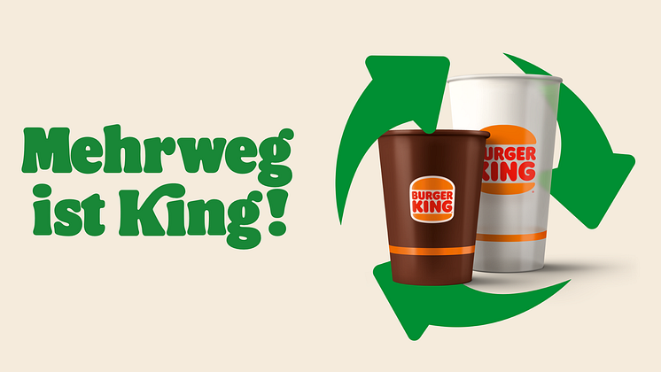 Burger King Mehrweg-Pilotprojekt Pressebild