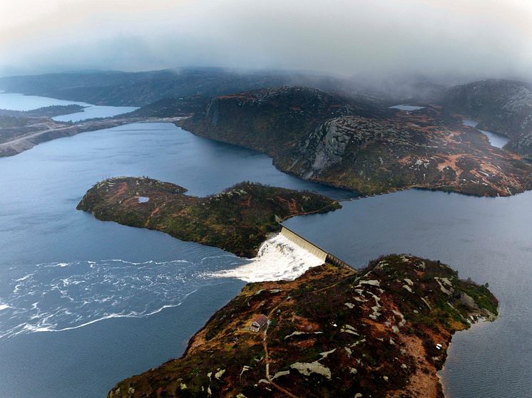 Vannmagasinene Nåvatn og Skjerkevatn