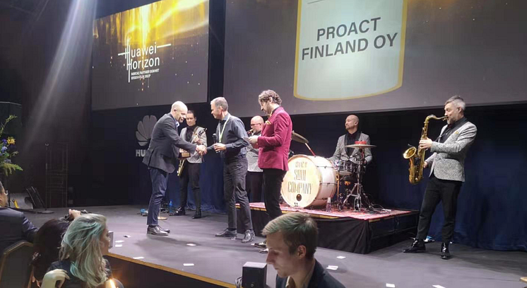 Proact Finland vinnare Gulddraken 2020 - Data Center Partner of the Year