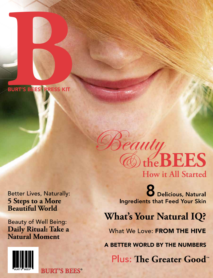 Pressmaterial Burt´s Bees