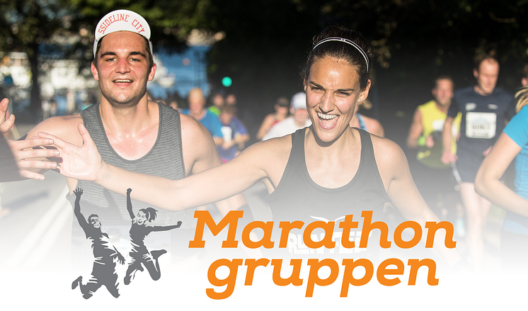 Marathongruppen med logo