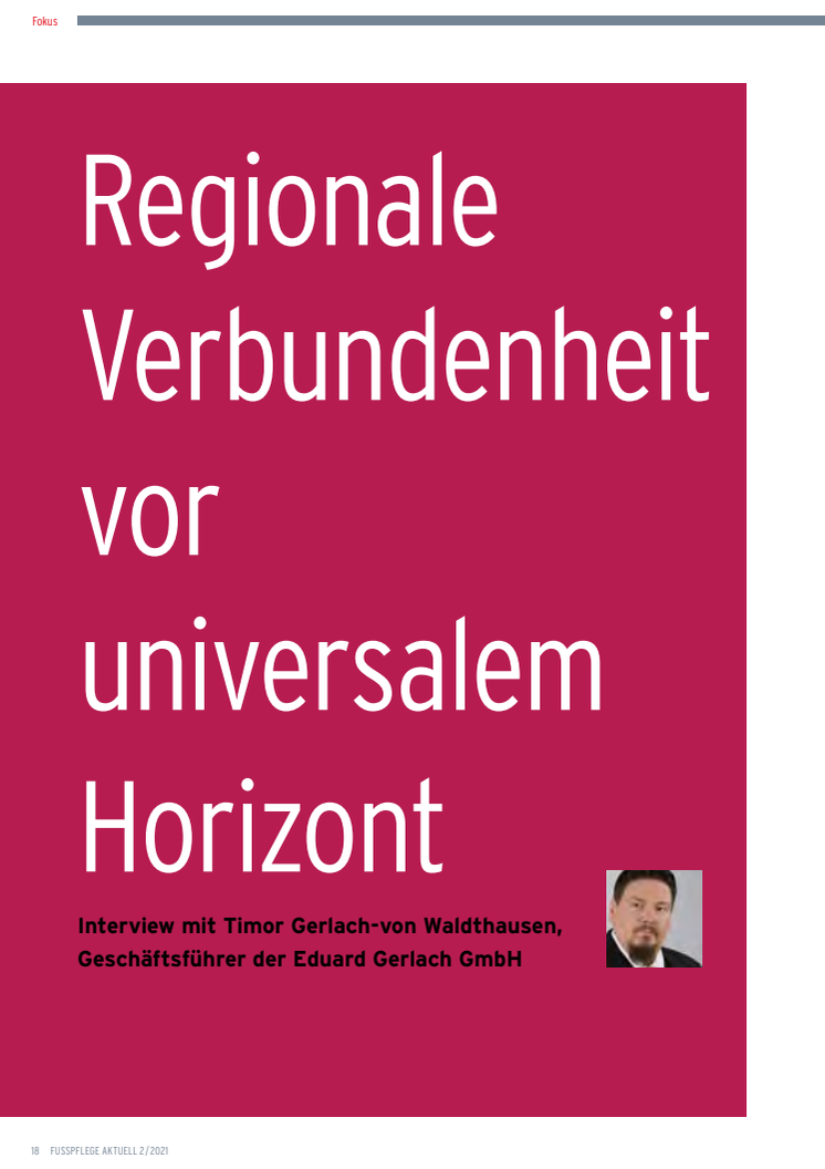 Regionale Verbundenheit vor universalem Horizont