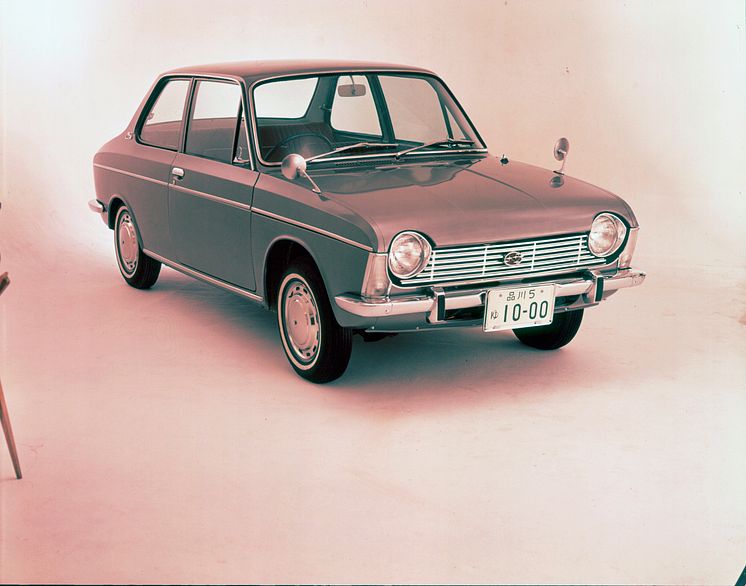 Boxer-motorn lanserades 1966 i Subaru 1000