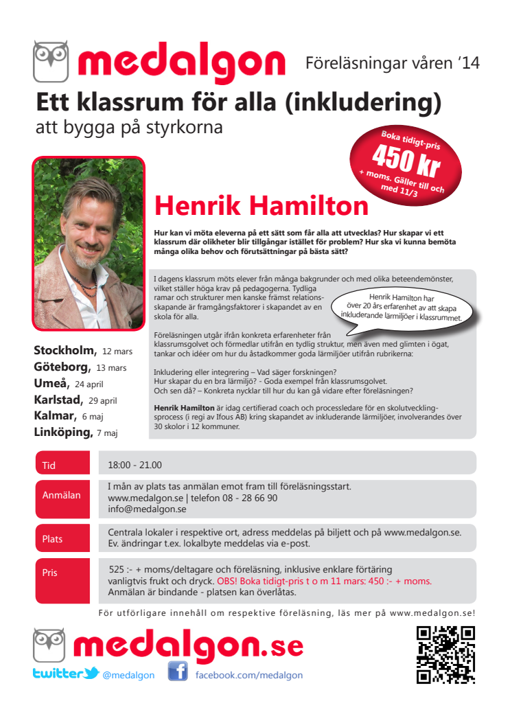 Ett klassrum för alla (inkludering) med Henrik Hamilton