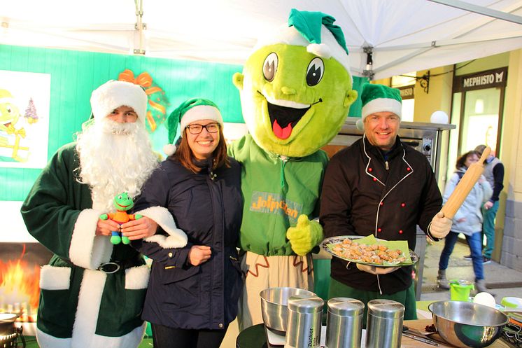  Jolinchenverkauf auf Leipziger Weihnachtsmarkt – Einnahmen werden komplett an das Kinderhospiz Bärenherz gespendet 