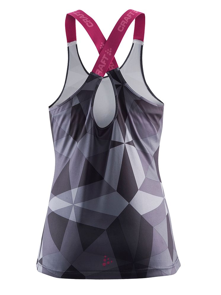 Pure elastic tank (dam) i färgen geo black
