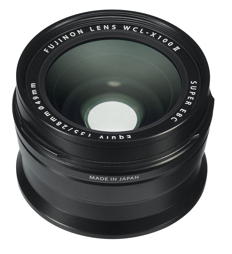 X100F Wide Conversion Lens II Black