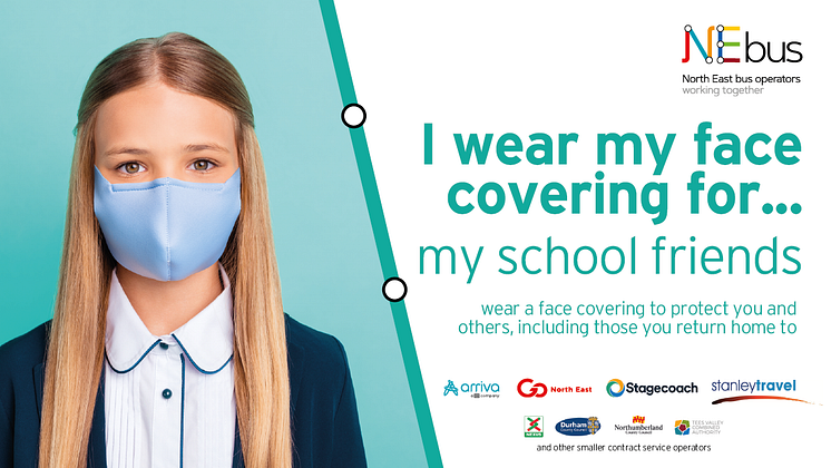 NEbus, Nexus and local authorities come together to highlight face covering message with face covering awareness week