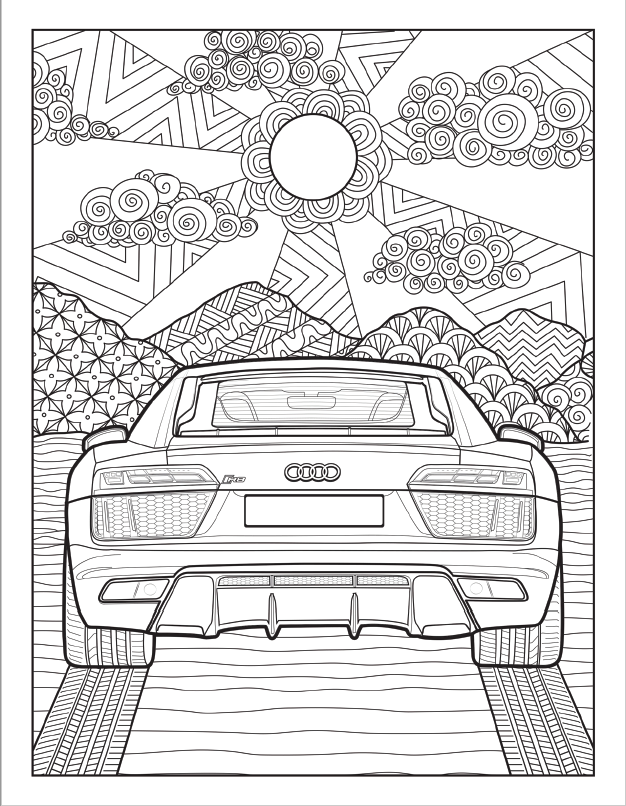Audi Collections färgbok