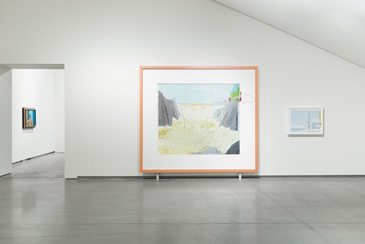 Installation view, Leonard Rickhard, Between Construction and Collapse, Astrup Fearnley Museet, 2024. Photo: Christian Øen