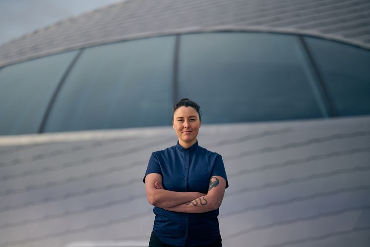 Chef Anika Madsen from Restaurant Iris - Photo - John Asle E. Hansen