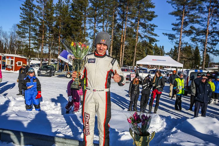 Mitchell De Jong är RallyX On Ice-mästare 2017