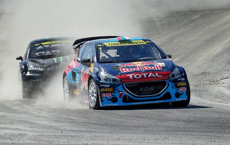 Team Peugeot-Hansen siktar på pallen i Finland 