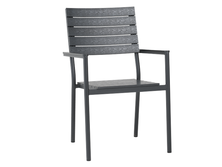 Silla apilable PADHOLM negro.png