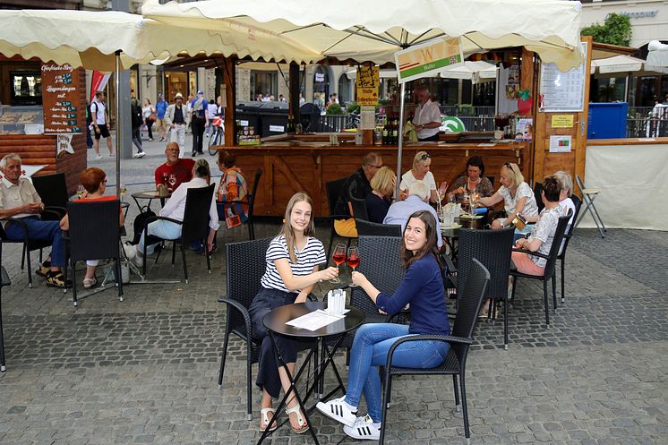 Leipziger Weinfest - Weingenuss am Weinstand Waller 