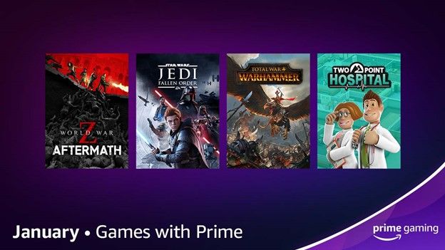 January 2022 Prime Gaming Games 