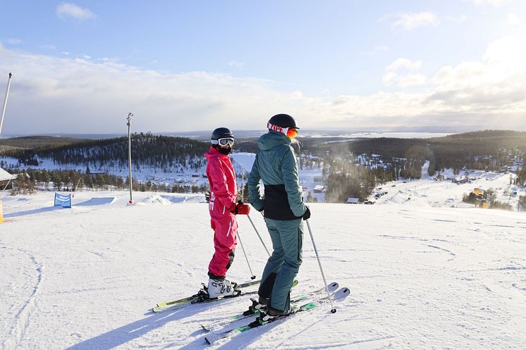 Alpin skidåkning i Orsa Grönklitt