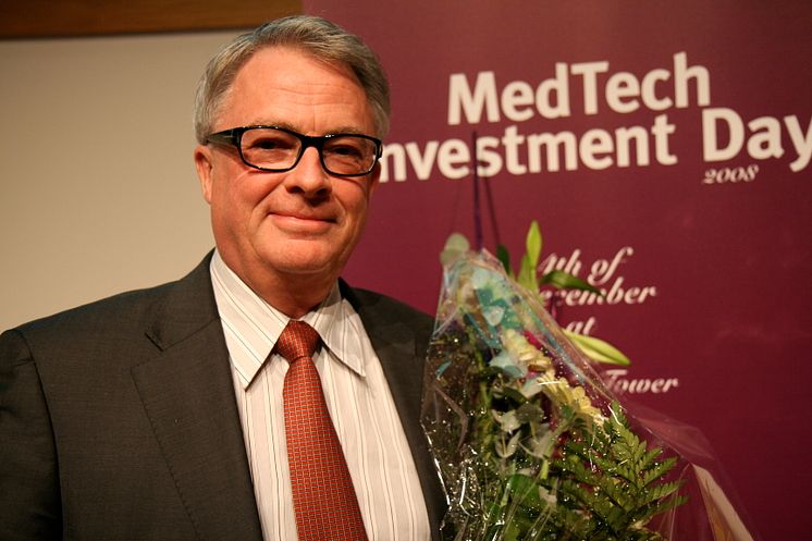 Göran Beijer, vd på NO Labs - vinnare av MedTech Investment Day Award 