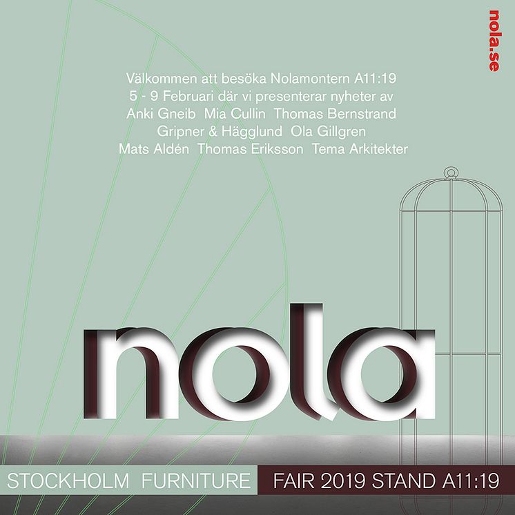 Nola Stockholm Furniture Fair 2019